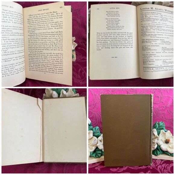 1904 Antique Book: Little Men (Illustrated) by Louisa M. Alcott. Lovely Book! - Picture 10 of 10